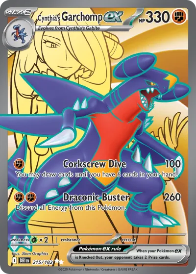 215 Cynthia's Garchomp ex Destined Rivals 2025 215 Cynthia's Garchomp ex Destined Rivals 2025