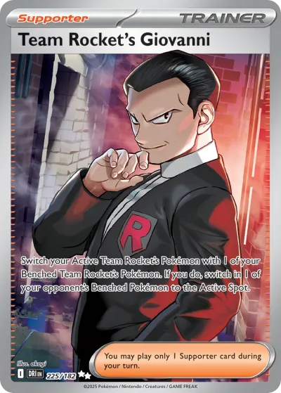 225 Team Rocket's Giovanni Destined Rivals 2025 225 Team Rocket's Giovanni Destined Rivals 2025
