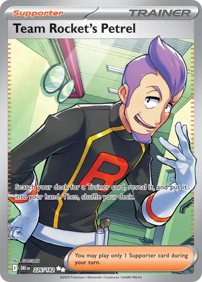 226 Team Rocket's Petrel Destined Rivals 2025 226 Team Rocket's Petrel Destined Rivals 2025