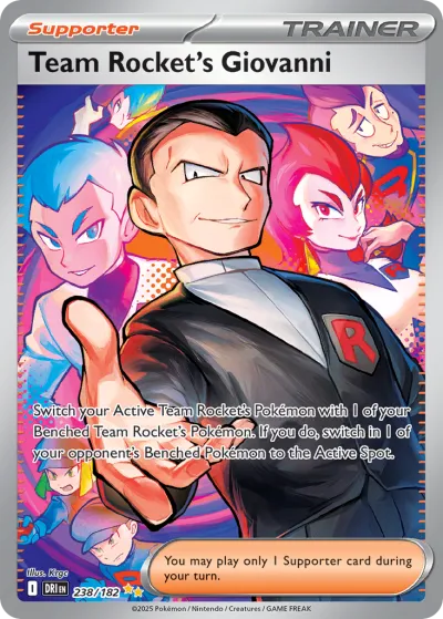 238 Team Rocket's Giovanni Destined Rivals 2025 238 Team Rocket's Giovanni Destined Rivals 2025