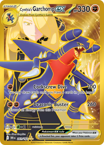 241 Cynthia's Garchomp ex Destined Rivals 2025 241 Cynthia's Garchomp ex Destined Rivals 2025