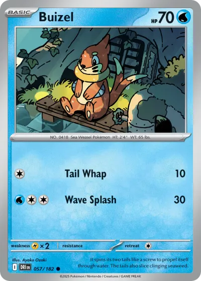 57 Buizel Destined Rivals 2025 57 Buizel Destined Rivals 2025