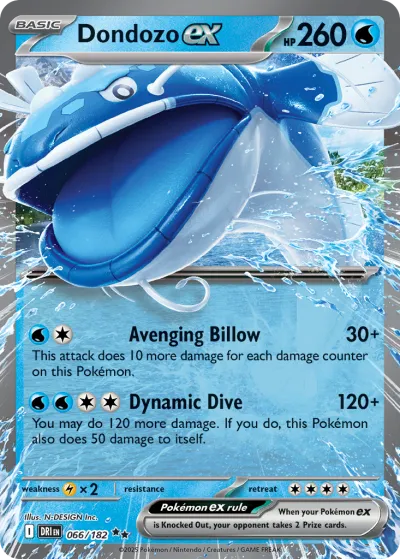 66 Dondozo ex Destined Rivals 2025 66 Dondozo ex Destined Rivals 2025