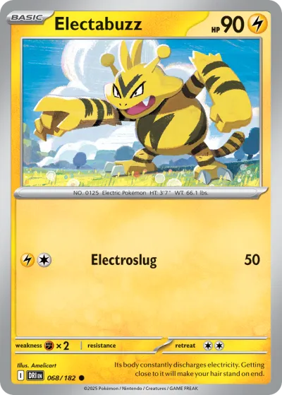 68 Electabuzz Destined Rivals 2025 68 Electabuzz Destined Rivals 2025