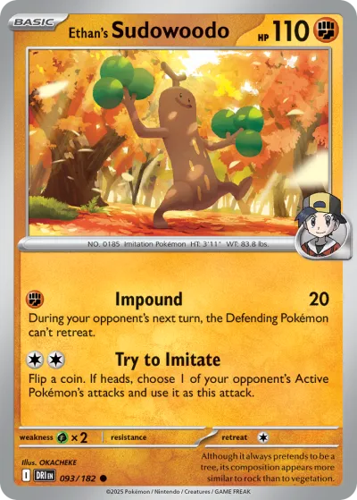93 Ethan's Sudowoodo Destined Rivals 2025 93 Ethan's Sudowoodo Destined Rivals 2025