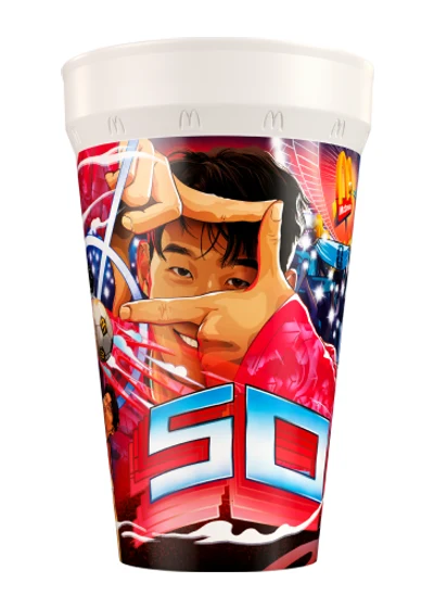 Heung-Min Son McDonald's World Cup cups 2026 (FIFA World Cup Meal) Heung-Min Son McDonald's World Cup cups 2026 (FIFA World Cup Meal)