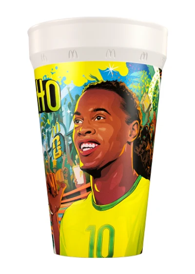 Ronaldinho Gaúcho McDonald's World Cup cups 2026 (FIFA World Cup Meal)