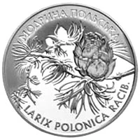 10 ₴ Модрина польська (срібло) Срібні монети НБУ