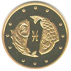 2 ₴ Риби (золото) Знаки зодіаку