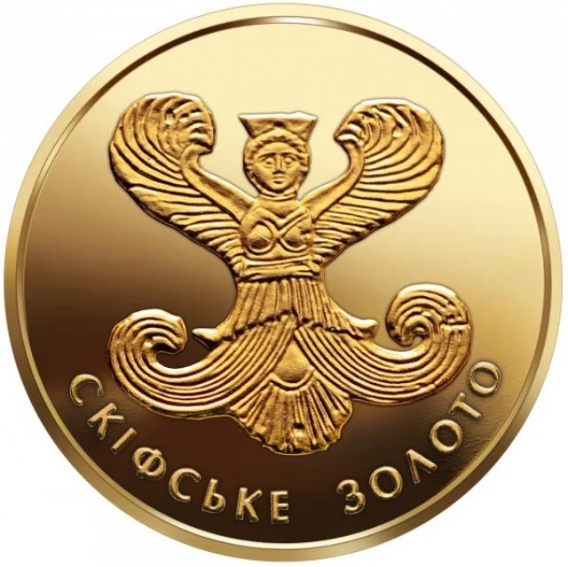 2 ₴ Скіфське золото. Богиня Апі Золоті монети НБУ