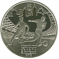 5 ₴ ЄВРО 2012, Київ Монети НБУ 2011 2011 5 ₴ ЄВРО 2012, Київ Монети НБУ 2011 2011