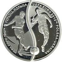 10 ₴ ЄВРО 2012 Монети НБУ 2012 2012 10 ₴ ЄВРО 2012 Монети НБУ 2012 2012