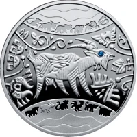 5 ₴ Рік Кози Срібні монети НБУ