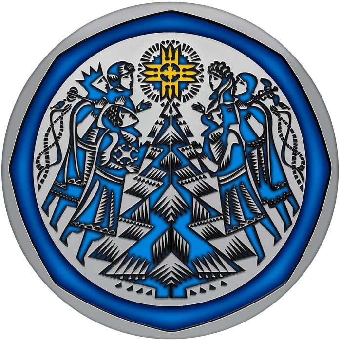 10 ₴ Новорічна іграшка Срібні монети НБУ
