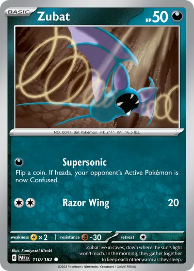 110 Zubat Paradox Rift 2023 110 Zubat Paradox Rift 2023