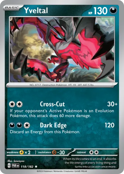 118 Yveltal Paradox Rift 2023 118 Yveltal Paradox Rift 2023