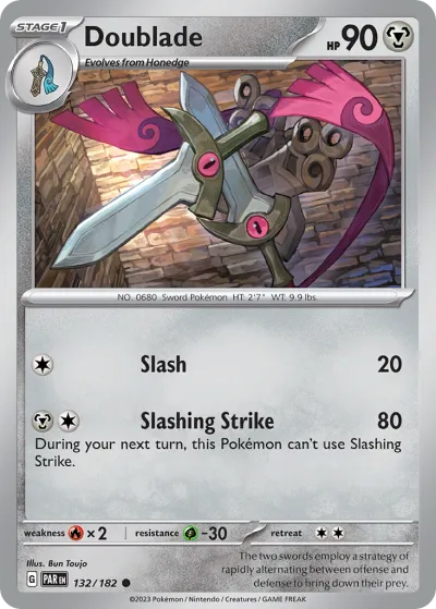 132 Doublade Paradox Rift 2023 132 Doublade Paradox Rift 2023