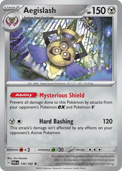 134 Aegislash Paradox Rift 2023 134 Aegislash Paradox Rift 2023