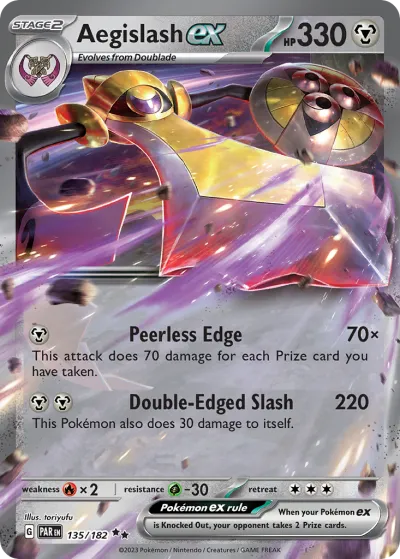 135 Aegislash ex Paradox Rift 2023 135 Aegislash ex Paradox Rift 2023