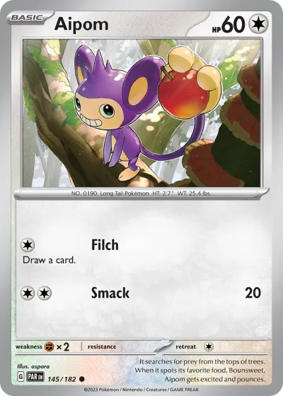 145 Aipom Paradox Rift 2023 145 Aipom Paradox Rift 2023