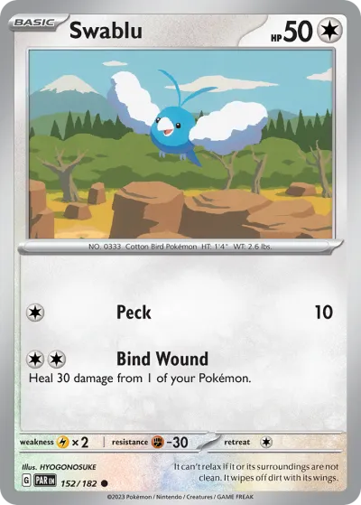 152 Swablu Paradox Rift 2023 152 Swablu Paradox Rift 2023