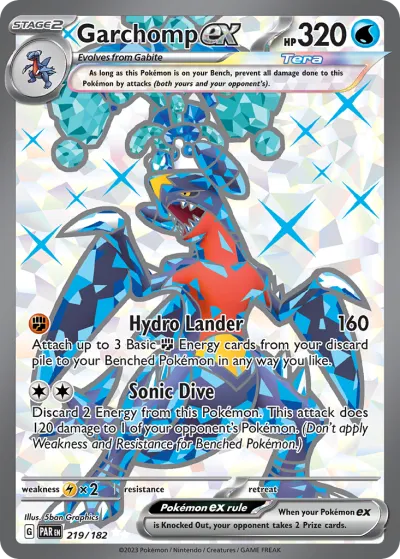 219 Garchomp ex Paradox Rift 2023 219 Garchomp ex Paradox Rift 2023