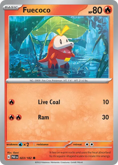 23 Fuecoco Paradox Rift 2023