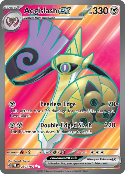 230 Aegislash ex Paradox Rift 2023 230 Aegislash ex Paradox Rift 2023