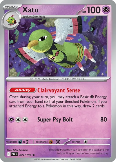 72 Xatu Paradox Rift 2023 72 Xatu Paradox Rift 2023