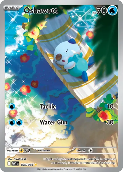 105 Oshawott White Flare 2025 105 Oshawott White Flare 2025