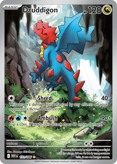 151 Druddigon White Flare 2025 151 Druddigon White Flare 2025