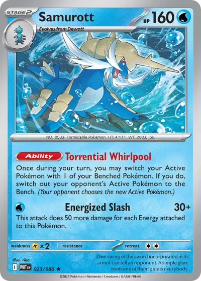 23 Samurott White Flare 2025