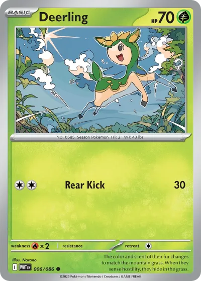 6 Deerling White Flare 2025