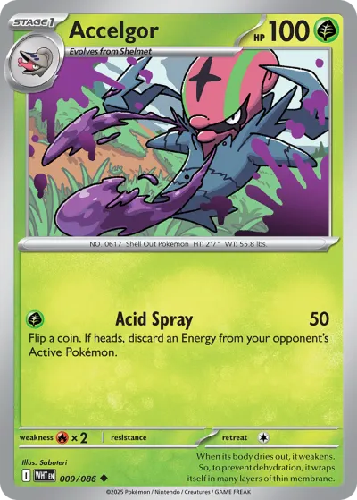 9 Accelgor White Flare 2025
