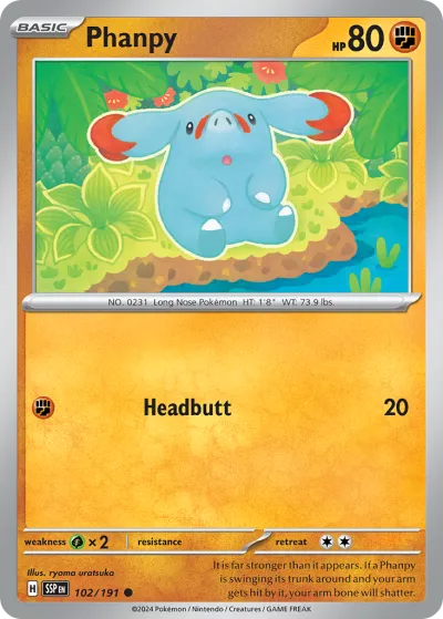 102 Phanpy Surging Sparks 2024 102 Phanpy Surging Sparks 2024
