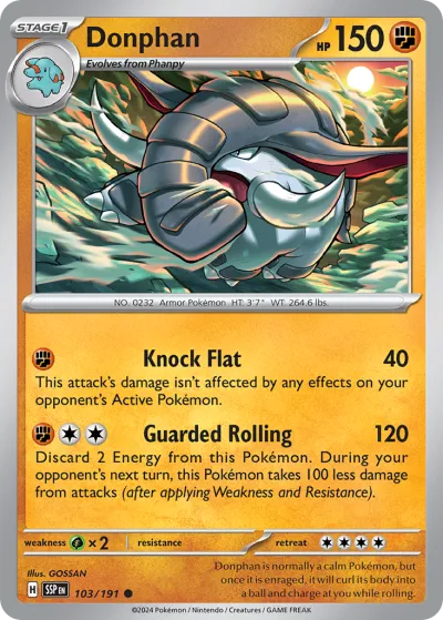 103 Donphan Surging Sparks 2024 103 Donphan Surging Sparks 2024