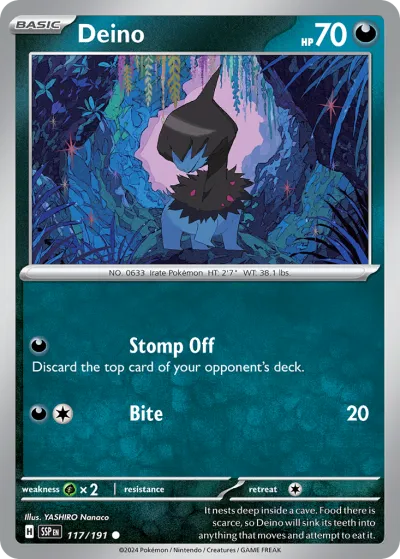117 Deino Surging Sparks 2024 117 Deino Surging Sparks 2024
