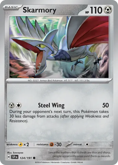 124 Skarmory Surging Sparks 2024 124 Skarmory Surging Sparks 2024