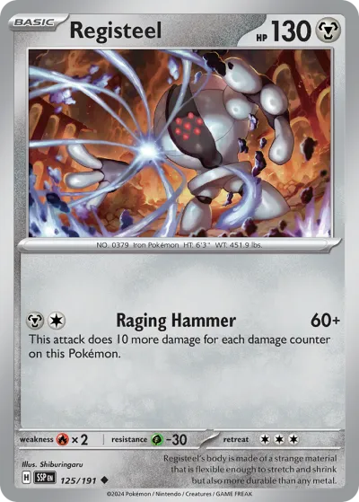 125 Registeel Surging Sparks 2024 125 Registeel Surging Sparks 2024