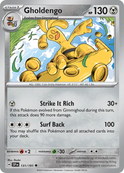 131 Gholdengo Surging Sparks 2024 131 Gholdengo Surging Sparks 2024