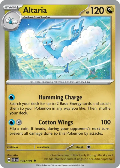 134 Altaria Surging Sparks 2024 134 Altaria Surging Sparks 2024