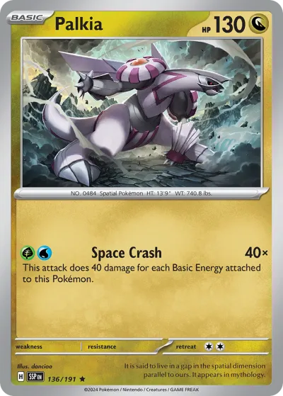 136 Palkia Surging Sparks 2024 136 Palkia Surging Sparks 2024