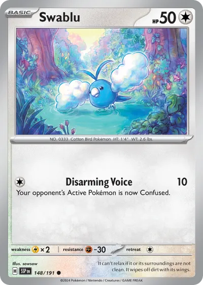 148 Swablu Surging Sparks 2024 148 Swablu Surging Sparks 2024