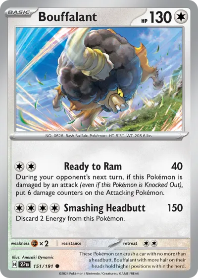 151 Bouffalant Surging Sparks 2024 151 Bouffalant Surging Sparks 2024