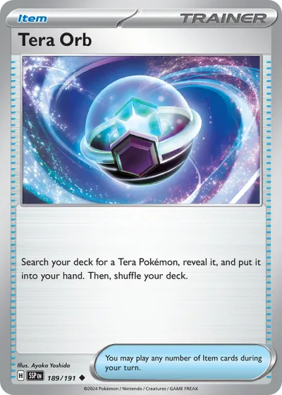 189 Tera Orb Surging Sparks 2024 189 Tera Orb Surging Sparks 2024