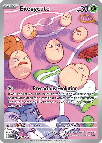 192 Exeggcute Surging Sparks 2024 192 Exeggcute Surging Sparks 2024