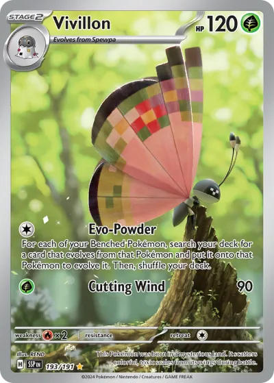 193 Vivillon Surging Sparks 2024 193 Vivillon Surging Sparks 2024
