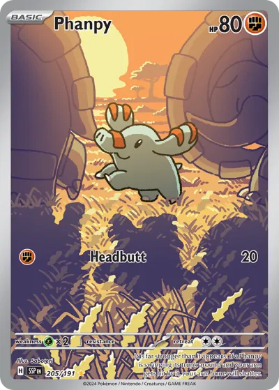 205 Phanpy Surging Sparks 2024 205 Phanpy Surging Sparks 2024