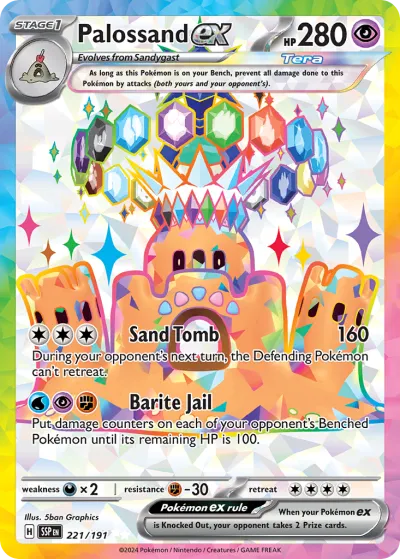 221 Palossand ex Surging Sparks 2024 221 Palossand ex Surging Sparks 2024