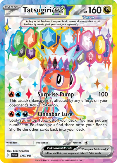 226 Tatsugiri ex Surging Sparks 2024 226 Tatsugiri ex Surging Sparks 2024